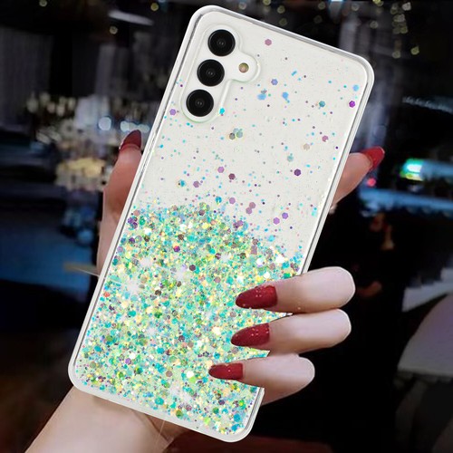 For Samsung Galaxy A15 A05S A55 A54 A14 A35 Glitter Sparkle Luminous Clear Case - 第 37/41 張圖片