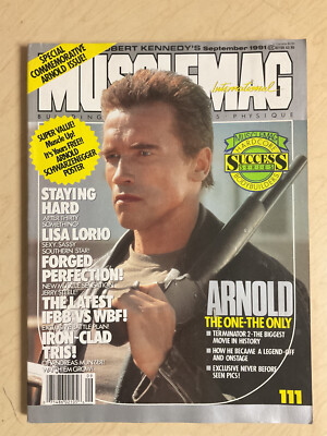 september 1991 Musclemag #111 Arnold Schwarzenegger cover + Corey Everson