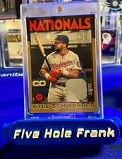 2021 Topps Kyle Schwarber 1986 Relics Gold /50 #86BR-KS