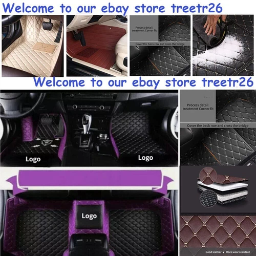 Fit For Toyota Corolla Car Floor Mats Luxury Custom Waterproof Auto Carpets Pads - Picture 35 of 37