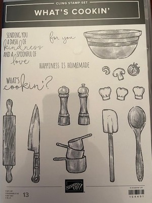Stampin up Whats Cookin mit Framelits