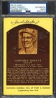Sandy Koufax PSA DNA Signed Gold Hall of Fame Plaque Postcard Autograph