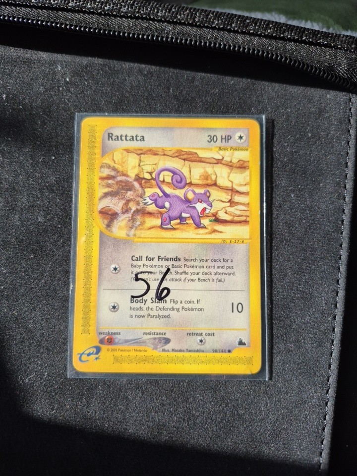 Rattata Skyridge e-Series 90/144 Regular Common Pokémon 2003