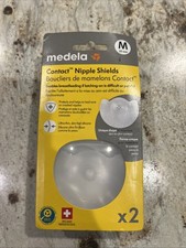 Contact Nipple Shields, Medium 20mm, Food Grade Silicone  for Latching Diffi...