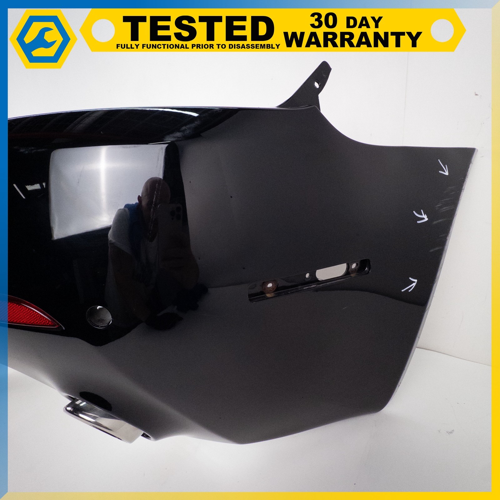 Aston Martin Vantage 2006-2012 Rear Bumper panel Black