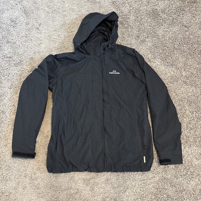 Kathmandu ngx2 Rain Jacket Women's SZ 12 Black Waterproof Windproof Jacket