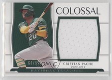 2022 Panini National Treasures Colossal Materials 64/99 Cristian Pache 10si