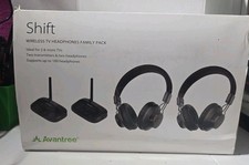 Avantree Shift Wireless TV headphones family pack, ideal for 2  more TVs New