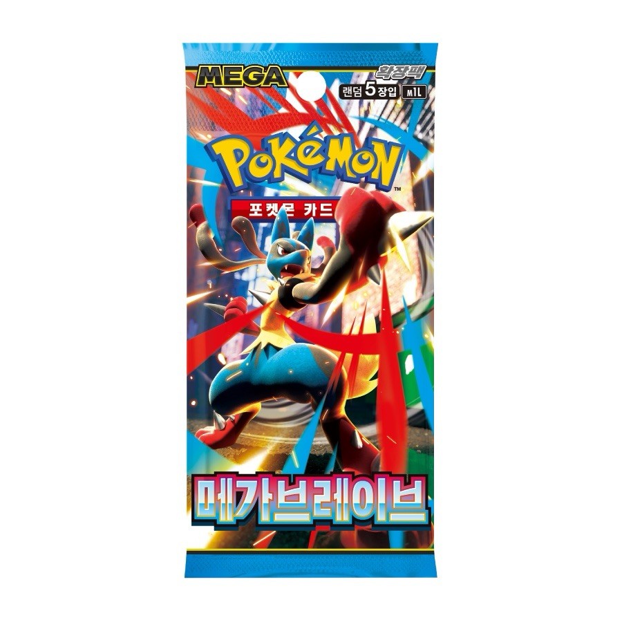 Pokemon Card Mega Brave M1L NEW SEALED Korean Booster Pack | eBay