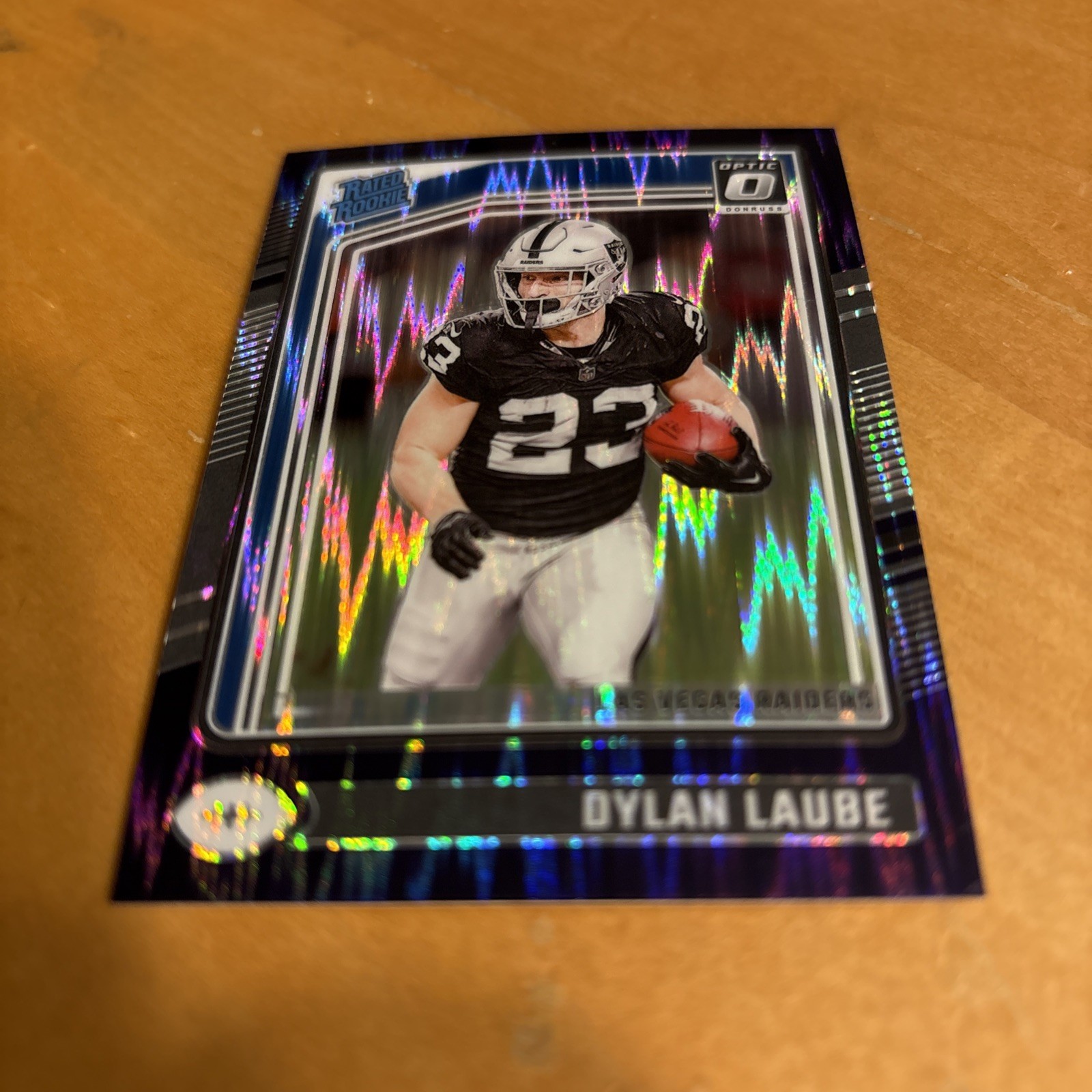Dylan Laube Panini Donruss Optic #230 Purple Shock