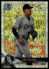 2018 Bowman Draft #BDC-37 Lency Delgado Chrome Sparkles Refractor