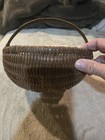 ANTIQUE 19th CENTURY APPALACHIAN PRIMITIVE SPLINTER BUTTOCKS BASKET  — photo 7