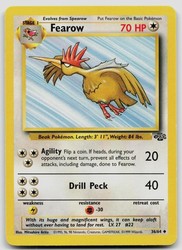 Fearow 36/64 Jungle Pokémon Card