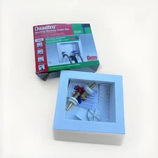 Oatey Quadtro Washing Machine Outlet Box 1/4" Turn Brass Valves Model: 38528 PEX