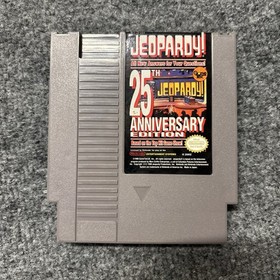 Jeopardy 25th Anniversary  Nintendo NES Game Cartridge Only Tested and Working