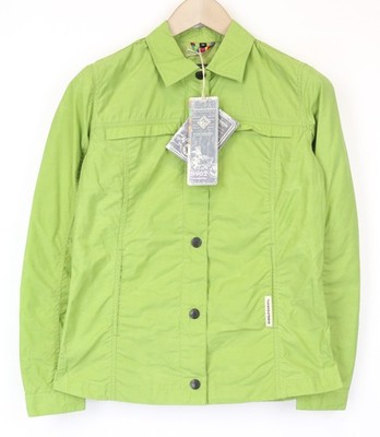 Tucano Urbano Demetra Damen Jacke IT40 Grün Baumwollmischung Snap Reißverschluss