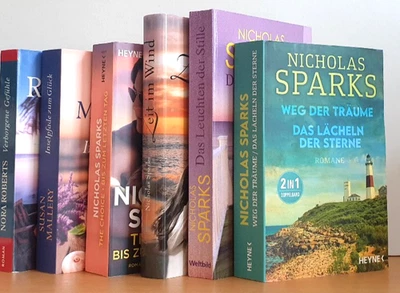 BUCHPAKET+LIEBE+ Romantik+6 BÜCHER +NICHOLAS SPARKS+SUSAN MALLERY+TB+HC+BUNDLE - Bild 1 von 4