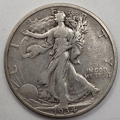 1934-S  50C *SILVER*  Walking Liberty Half Dollar   GREAT WAY TO BUY SILVER