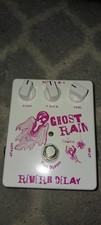 Ghost Rain Pedal Reverb and Delay for Guitar, Guitar cords Not Included.