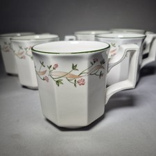 4x Eternal Beau Mugs by Johnson Brothers 250ml Tea Coffee Vintage Earthenware 