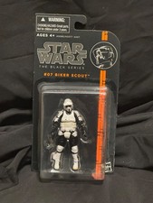 2014 Hasbro Star Wars Black Series Orange Line Biker Scout 3.75  Figure  07 New