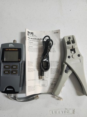 Ideal 33-856 VDV Multimedia Voice/Data/Video Wirmapper and Tester Mint