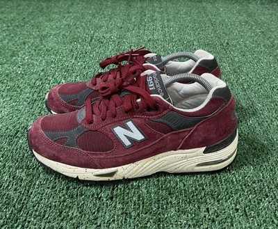 2011 New Balance 991 Oxblood Red Earth / Cream M991OX USA MADE Men's US Size 8.5