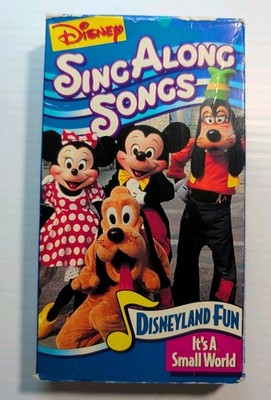 Disney Sing Along Songs VHS Disney Fun It's A Small World Zip A