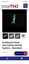 OraStretch Press Jaw Motion Rehab System Standard Kit w/ Carry Case