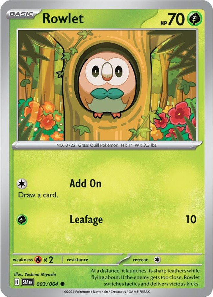 NM - Rowlet SFA - 003/064 SV: Shrouded Fable