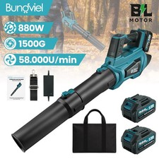 Für Makita Akku Laubbläser Gebläse Laubgebläse Bläser Mit 2x Akkus & Ladegerät