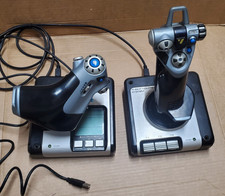 Saitek X52 Flight Control System HOTAS Joystick Throttle PC USB Controller Set