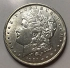 1891-O Morgan Silver Dollar $1, Gem BU+. Blast White, Tougher Unc Date! J26