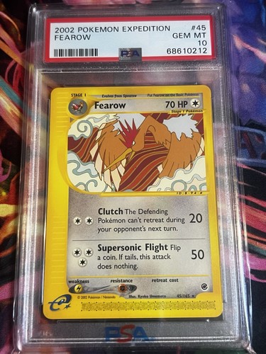Fearow graded PSA 10 for sale on eBay