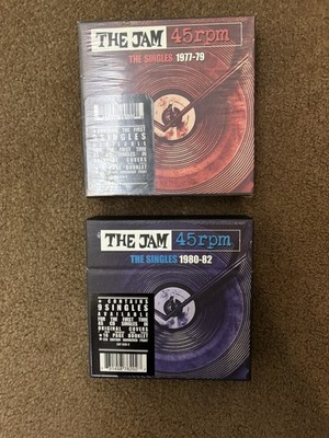 The Jam - Singles Box Sets 1977-79 and 1980-82 first release rare