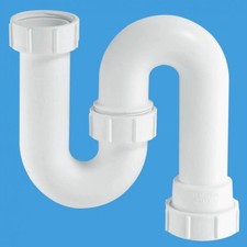Image of McAlpine SD10 1½" 75mm Water Seal Tubular Swivel S-Trap with Multi-fit Outlet