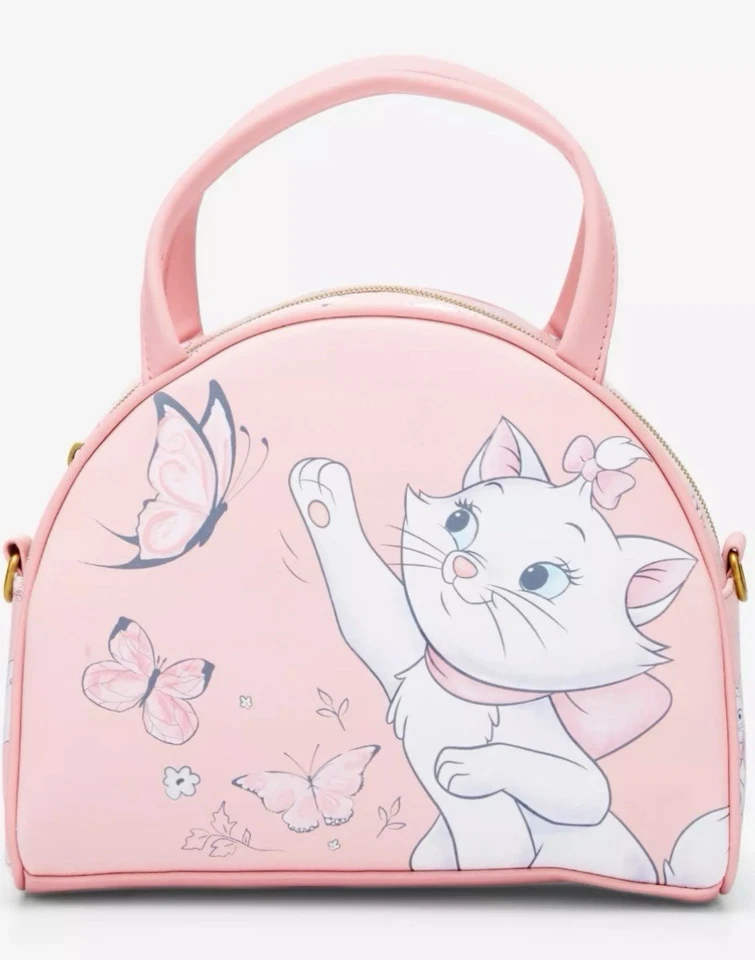 Loungefly Disney Aristocats Marie 斜挎包粉色 W 全新带标签 W 优惠 — 第 3/3 张图片
