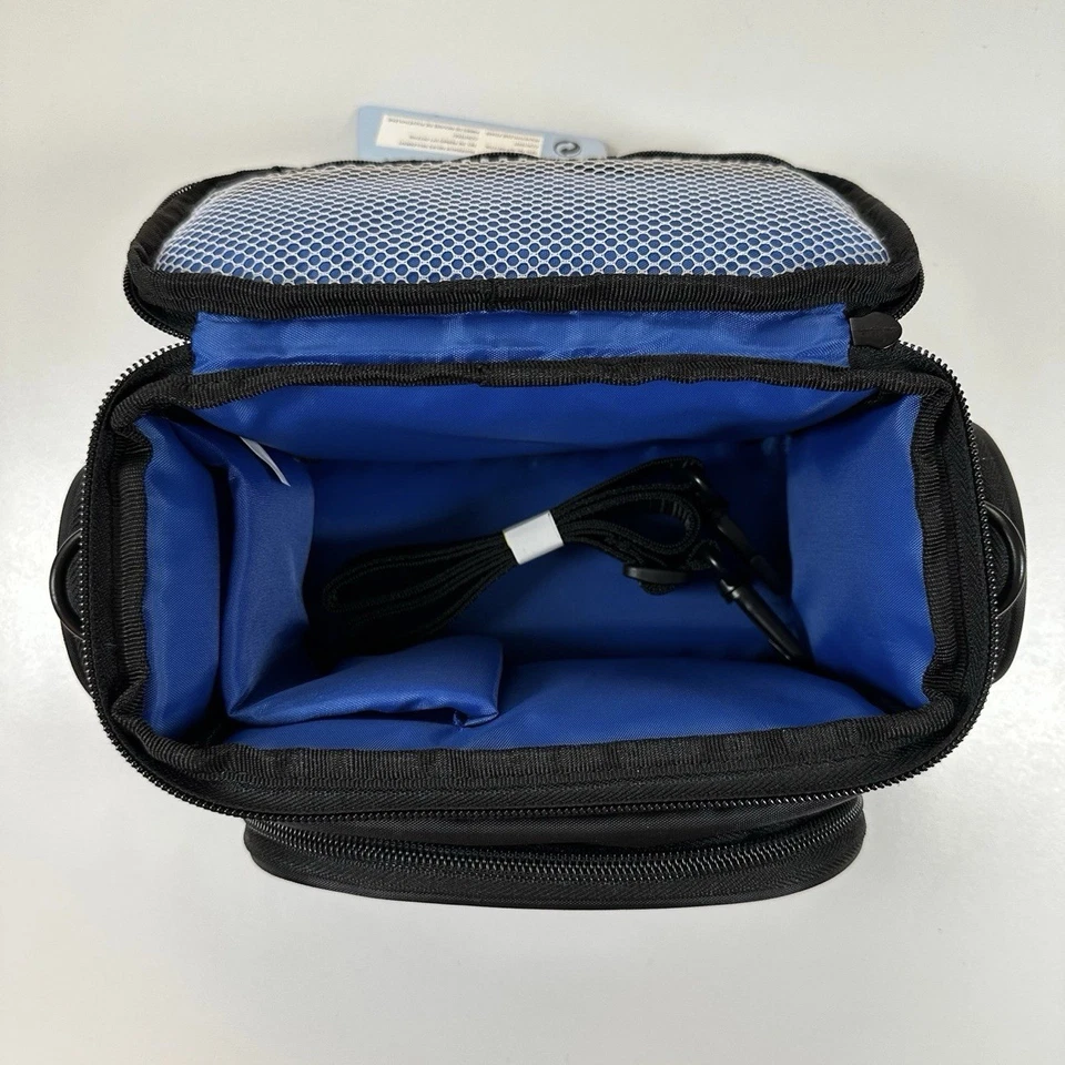 Estuche mediano para cámara/videocámara Case Logic TBC5, negro con interior azul Foto 4 de 4