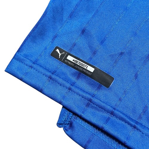 Puma Italy National Team 2016 World Cup Blue Home Soccer Jersey Mens Medium - Picture 5 of 10