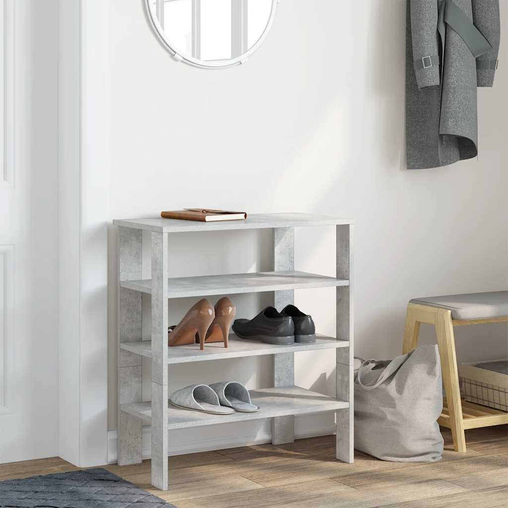 Mobile Scarpiera Moderna Grigio Cemento 61cm - Design Salvaspazio - 3