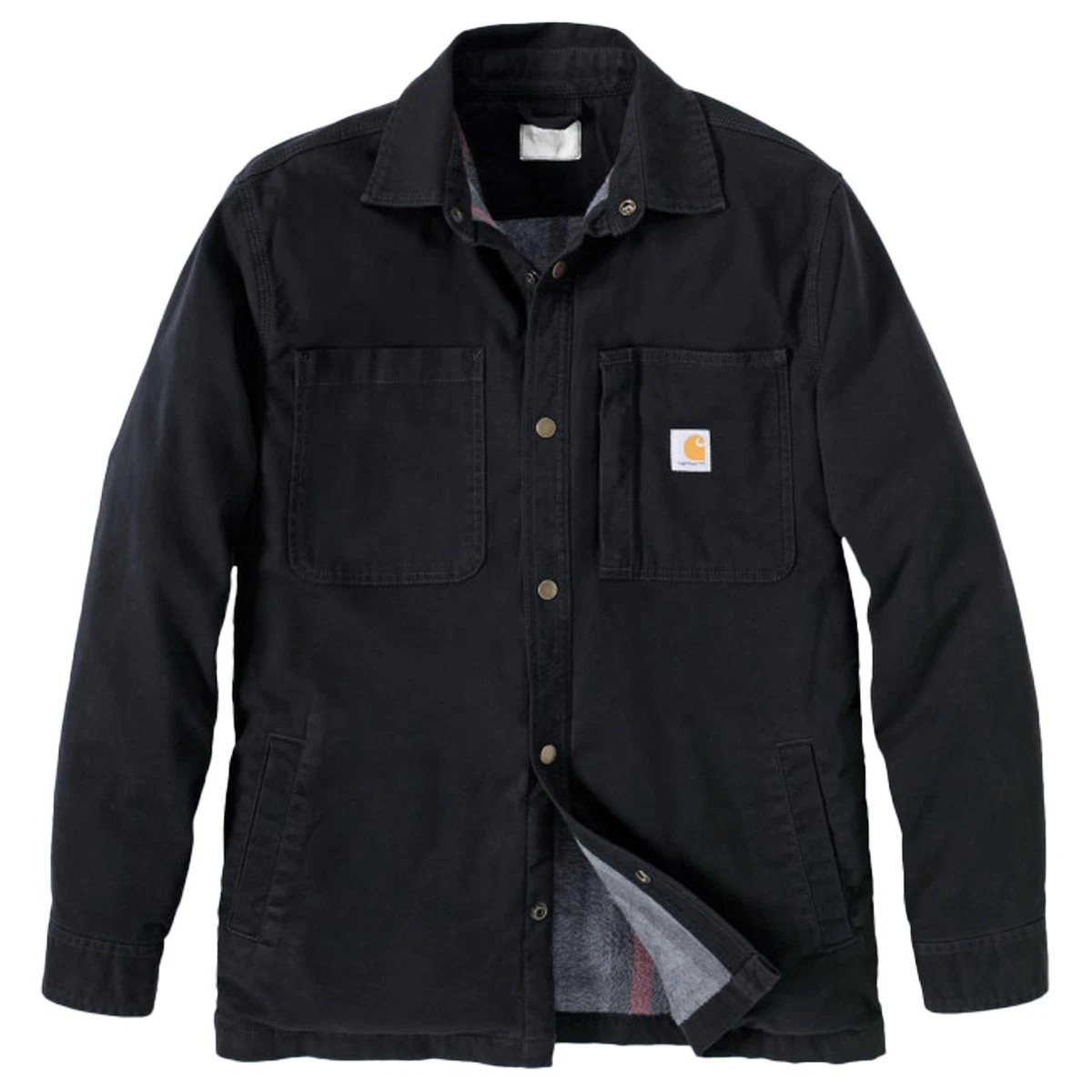 Carhartt Rugged Flex Relaxed Fit Canvas Fleece-Lined Snap-Front Shirt Jacket ...
Opens in a new wind