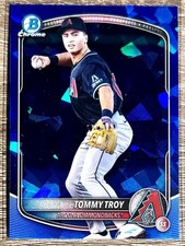 2025 Bowman Draft Sapphire Tommy Troy Base Arizona Diamondbacks