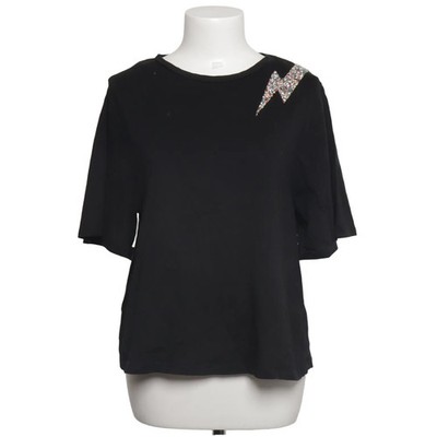 Mango Basics, T-shirt, Größe: M, Schwarz/Mehrfarbig, Baumwolle, Sonstiges #QyP