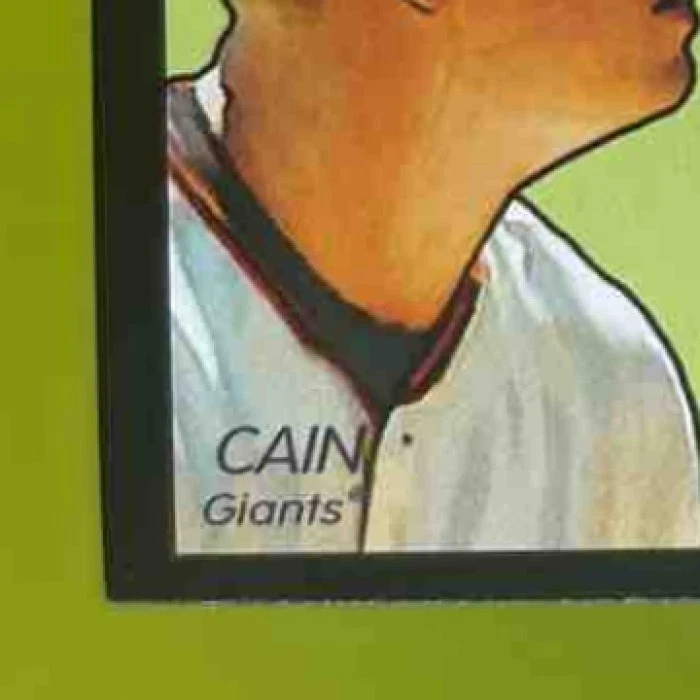 2009 Upper Deck Goudey Bobby Crosby Jack Cust Tim Lincecum Matt Cain/21 Mets Foto 4 de 4