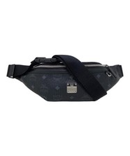 MCM          MCM Fursten Belt Bag in Visetos MMZAAFI04BK001 black MM