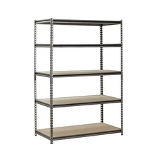 Muscle Rack Silver Vein 24"x48"x72" 5 Shelf Steel Shelving