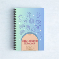 Zodiac Signs Notebook Astrology Daily Guidance Spiral Journal 118 Ruled Pages