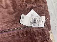 American Eagle Corduroy Mini Skirt Size 4 Mauve Pink A-Line High Rise Stretch