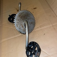 Dk-175 C Crank Cr-mo Vintage Old School Bmx mongoose ring crank complete 