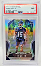 2019 Prizm SILVER REFERACTOR - JOHN URSUA Rookie Football Card PSA 9 MINT Pop 2. rookie card picture